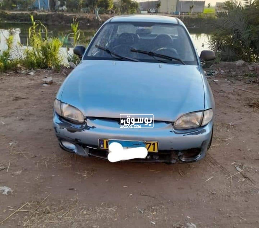 للبيع سيارة اكسنت موديل 99