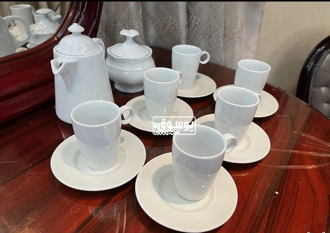 للبيع طقمين شاى و قهوة شيك