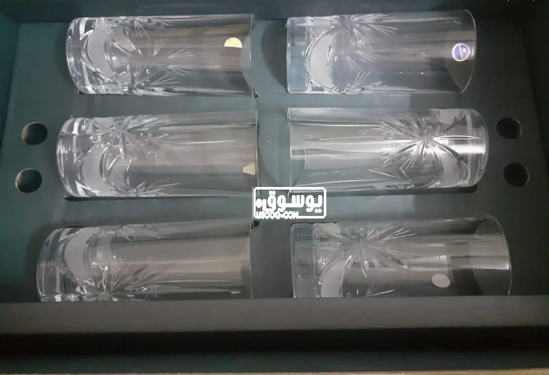 طقم كوبيات للبيع كرستال