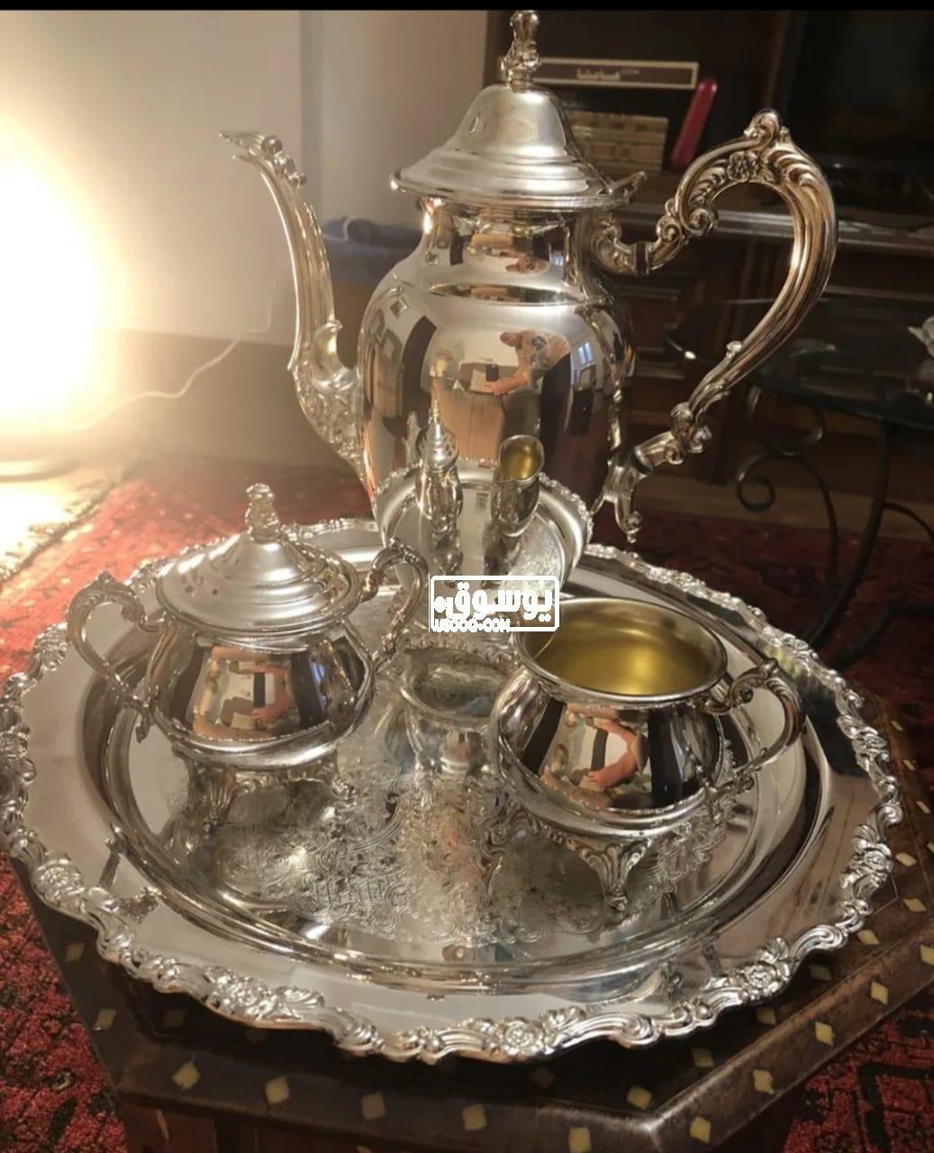 للبيع طقم شاى شيك فى سابا باشا بالاسكندرية