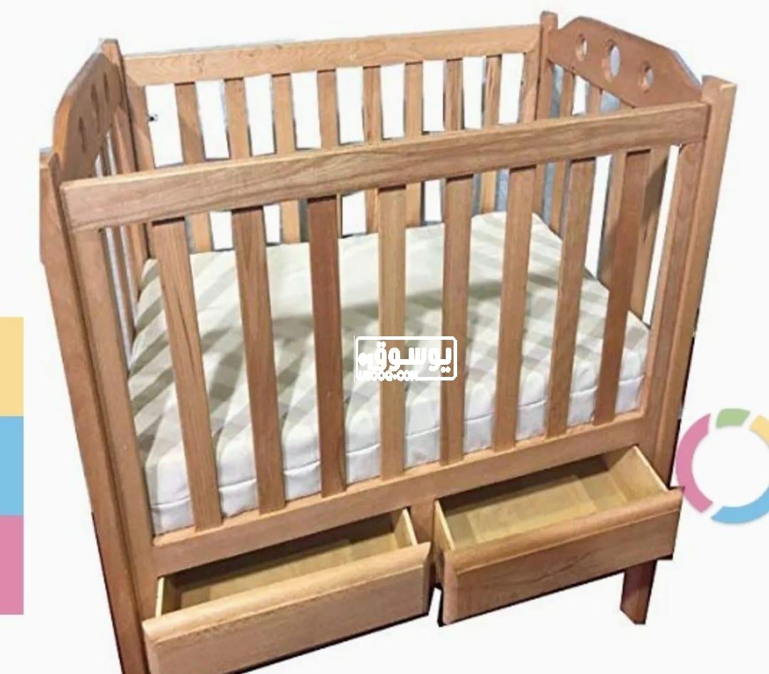 للبيع سرير بيبى عملى فى المطرية بالقاهرة