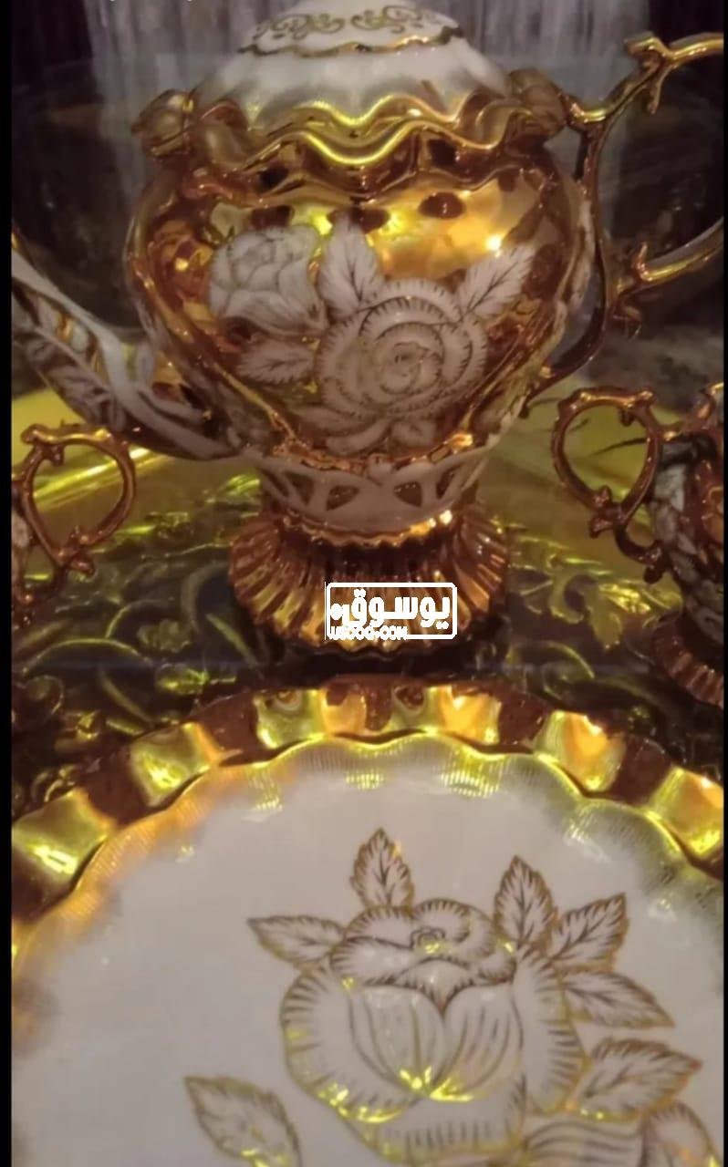 للبيع طقم شاى وجاتو مستورد فى مدينة نصر