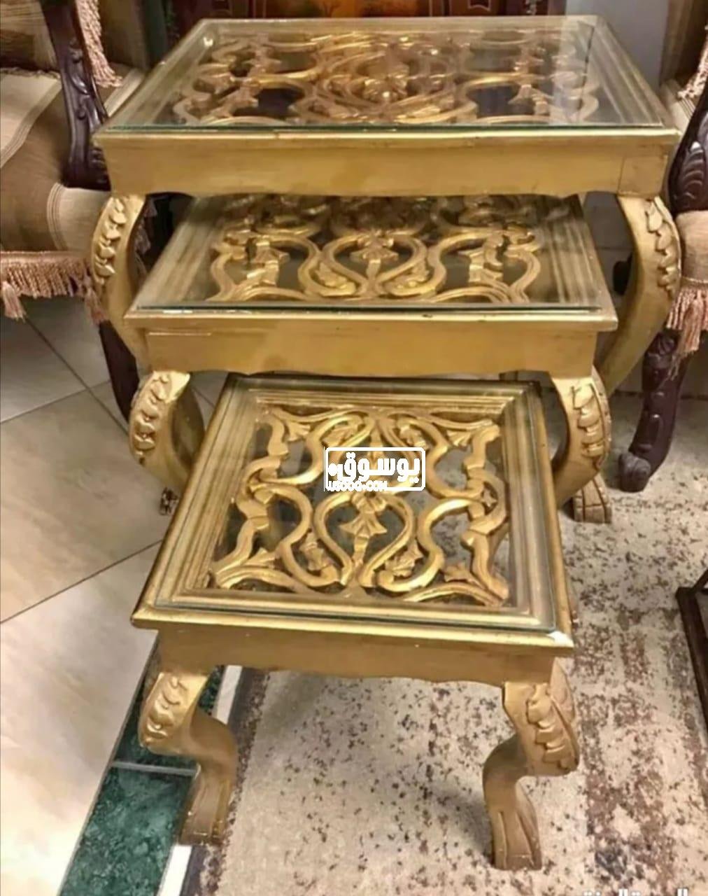 طقم ترابيزات جديد للبيع فى رمسيس