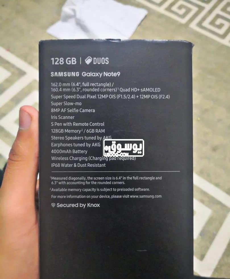 للبيع تلفون SAMSUNG Galaxy Note9 فى الغربية