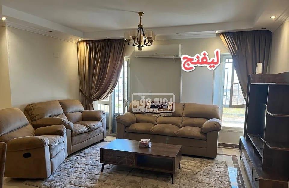 بفرش كامل مودرن شقة للايجار فى 6 اكتربر