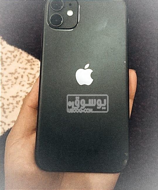 موبايل i phone 11 اسود استخدام بسيط فى ابو رواش بالجيزة