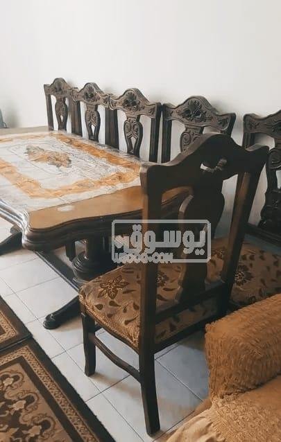 شقة مفروشة للايجار بسعر مجزى ارضى بجنينة خاصة فى اكتوبر