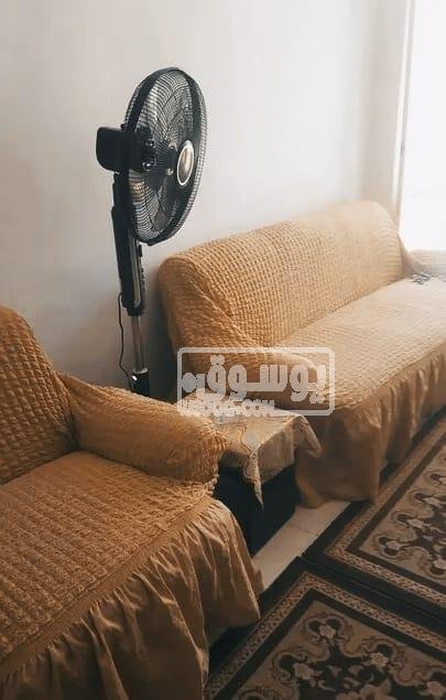 شقة مفروشة للايجار بسعر مجزى ارضى بجنينة خاصة فى اكتوبر