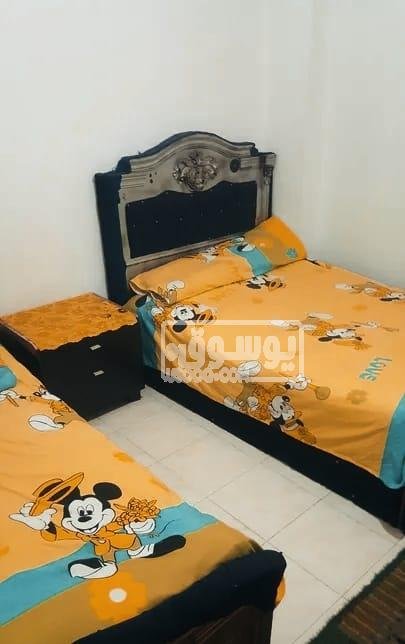 شقة مفروشة للايجار بسعر مجزى ارضى بجنينة خاصة فى اكتوبر