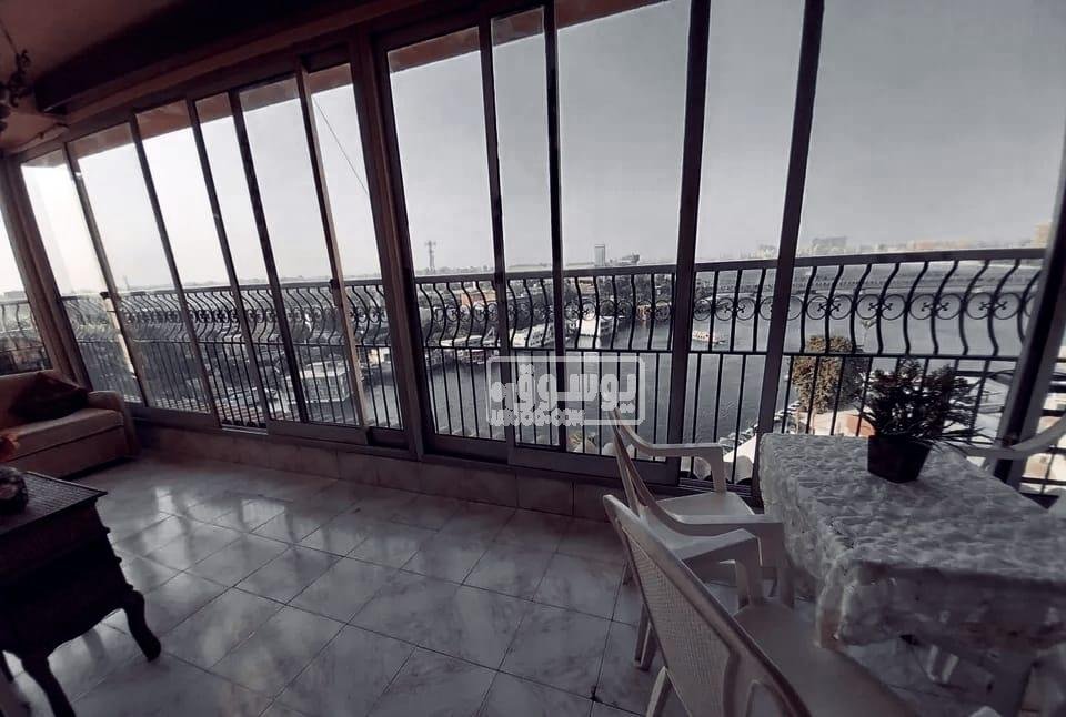 شقة للايجار تطل على النيل مفروشة للايجار اليومى فى العجوزة