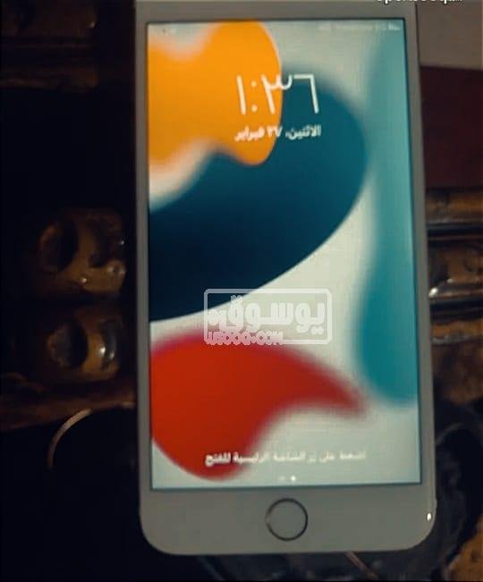 للبيع موبايل i phone 6S Plus حالتة فوق الممتازة فى شبرا