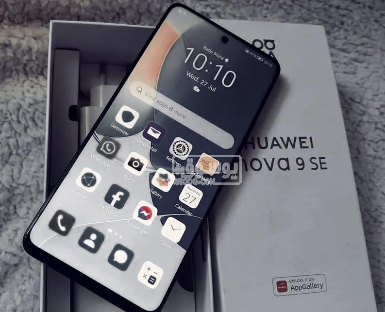 موبايل كسر زيرو Huawei nova 9 SE فى مدينة نصر للبيع