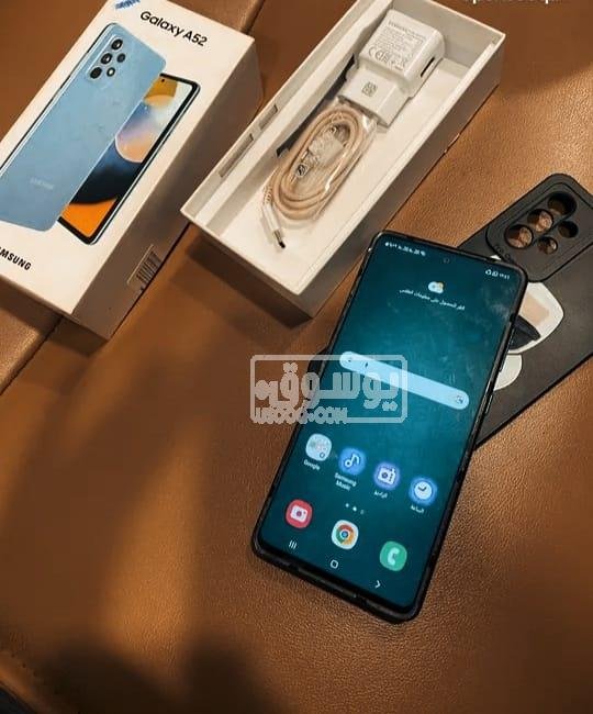 للبيع موبايل بضمان لاخر الشهر سامسونج جلاكسى A52 بالجيزة