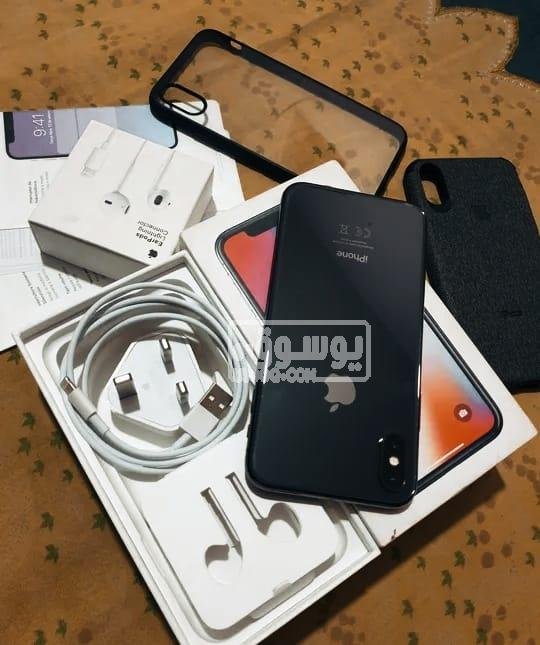 للبيع موبايل ايفون اكس بكل مشتملاتة فى مصر الجديدة