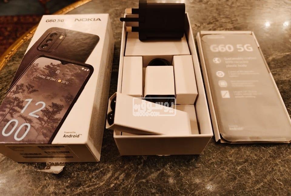 موبايل للبيع نوكيا G60 5G جديد لم يستخدم فى مصر الجديدة