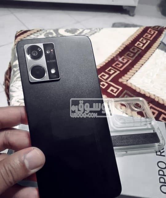 موبايل اوبو رينو 7 مستعمل بحالة ممتازة 256 جيجا للبيع