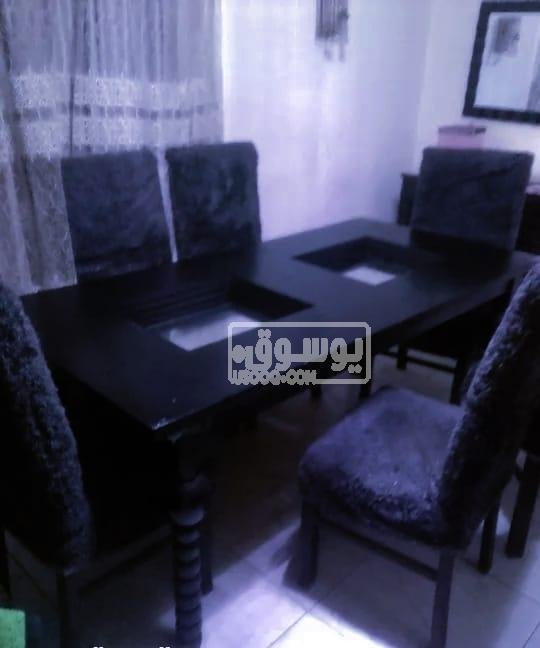 للبيع غرفة سفرة كاملة مستعملة استعمال نضيف فى الهرم