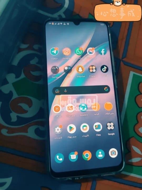 موبايل استعمال شهر بامكانيات عالية فيفو y73 فى شبرا بالقاهرة