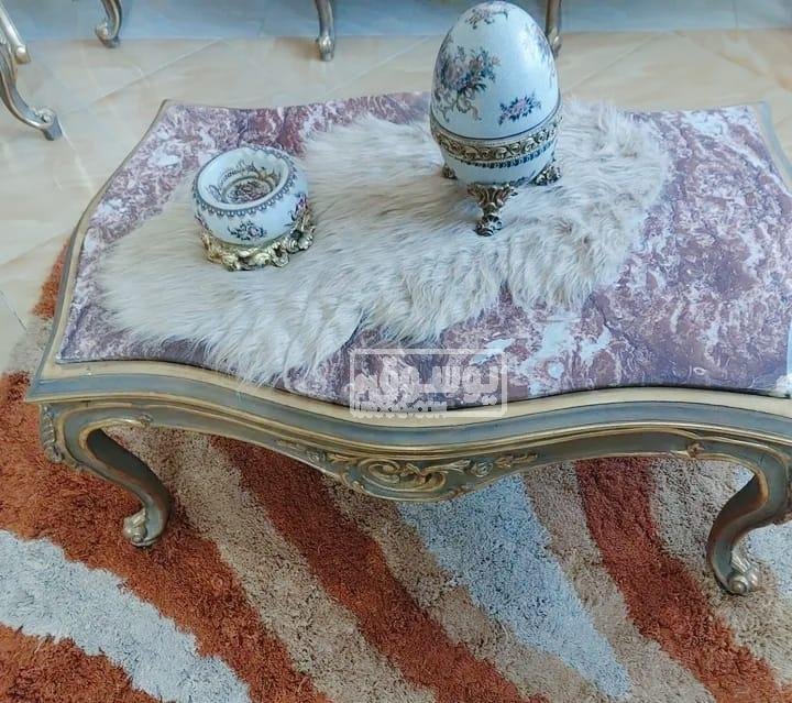 اوضة صالون كاملة للبيع خشب زان فى المقطم بالقاهرة