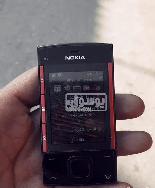 للبيع موبايل Nokia X3مستعمل بحالة جيدة مدينة السلام بالقاهرة