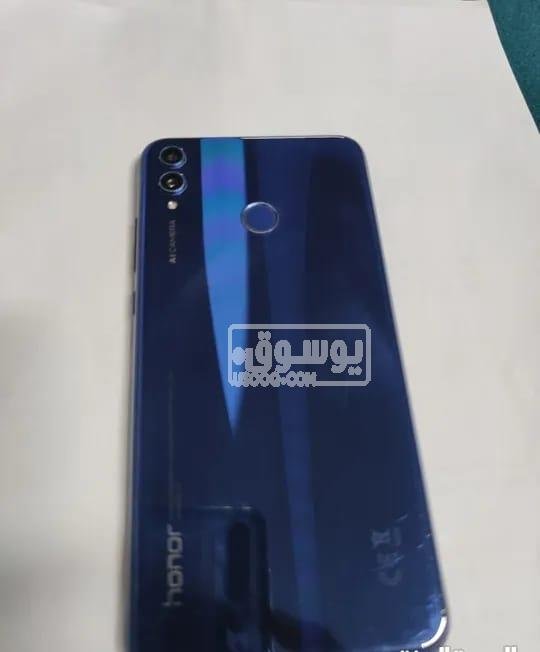 موبايل للبيع honor 8X مستعمل بحالة ممتازة معاه الشاحن