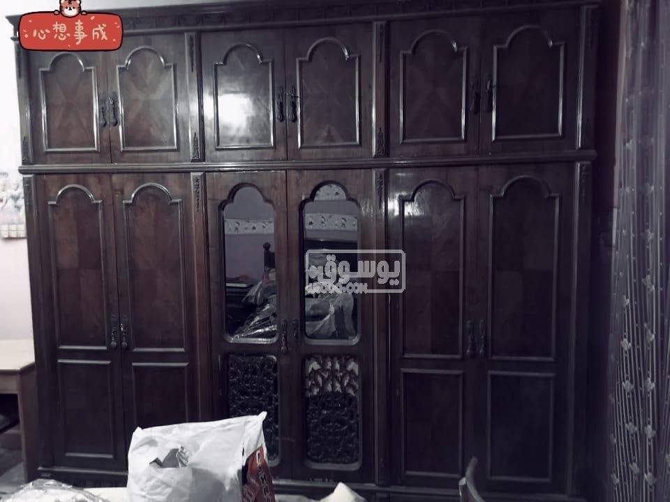 للبيع اوضة نوم مستعملة خشب زان بالزيتون بالقاهرة