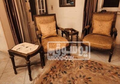 صالون للبيع مستعمل مدهب معاه اربعة ترابيزة النزهة فى القاهرة WhatsApp-Image-2023-04-05-at-12.19.13-PM