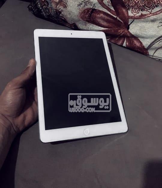 للبيع ipad Air 1 مستعمل بحالة ممتازة معاه شاحن بعين شمس