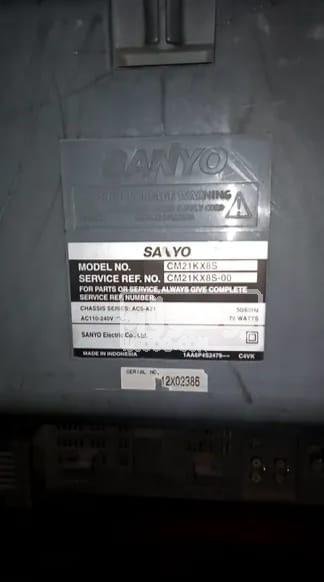 تلفزيون للبيع SANYO صناعة اندونيسى بحالة ممتازة فى فيصل