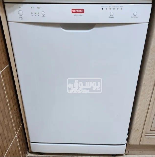 غسالة اطباق للبيع كسر زيرو فريش فى النزهة بالقاهرة