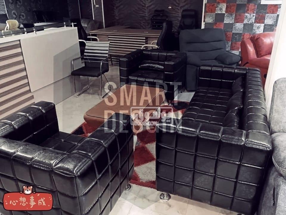 طقم مكتب متوفر بكل الالوان خامة عالية ومستوردة فى المرج