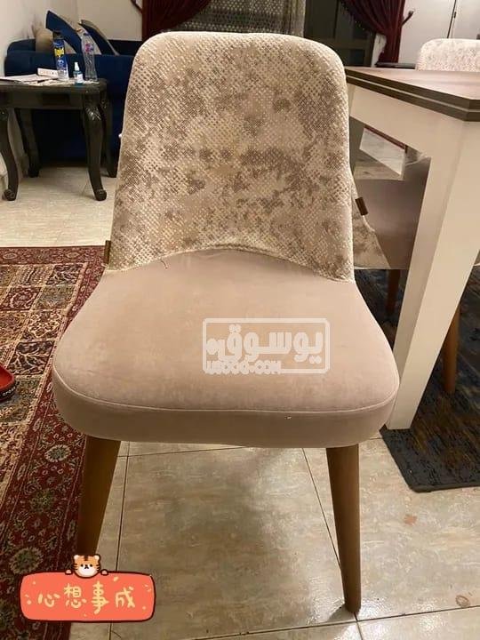 اوضة سفرة كاملة القبانى للبيع استعمال خفيف فى الهرم