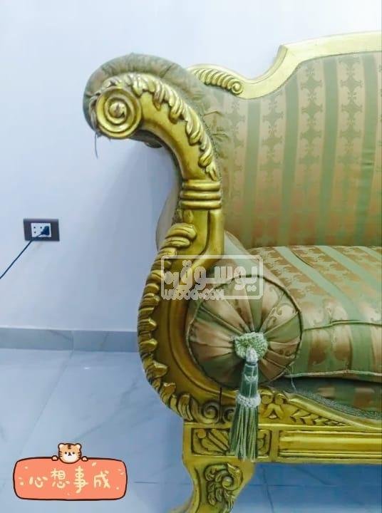 صالون مدهب مستعمل للبيع فى النزهة بالقاهرة