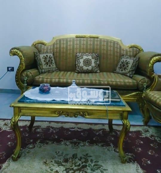 صالون مدهب مستعمل للبيع فى النزهة بالقاهرة