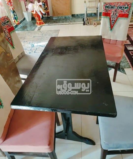 سفرة مستعملة بحالة ممتازة للبيع خشب زان بالجيزة