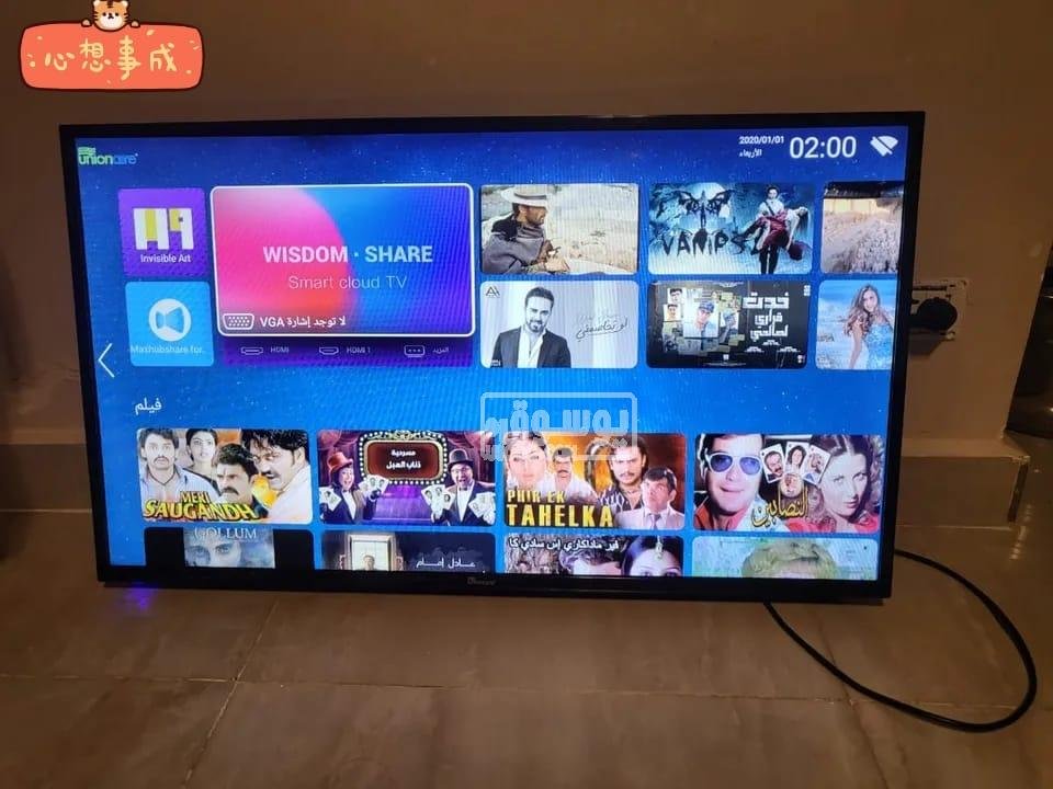 للبيع شاشة استعمال خفيف جدا بحالتها الجديد فى مدينة الرحاب