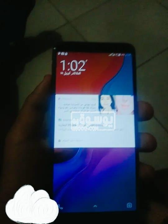 موبايل infinix hot 8 للبيع معاه الشاحن فى الهرم