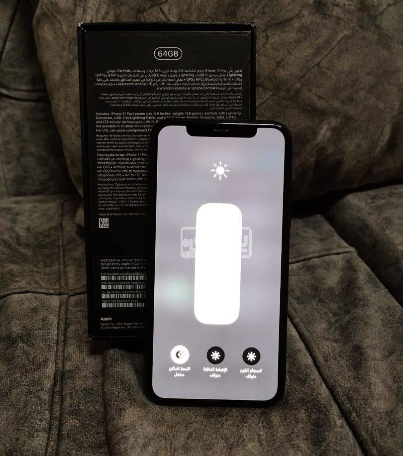 تلفون i phone 11 pro بطارية 90% بحاة ممتازة فى القاهرة