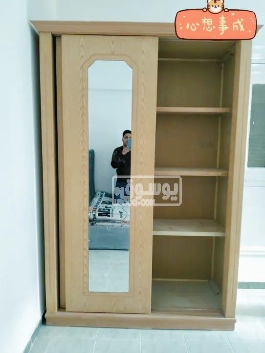 دولاب خشب زان و كونتر مستورد جديد للبيع فى العبور بالقاهرة