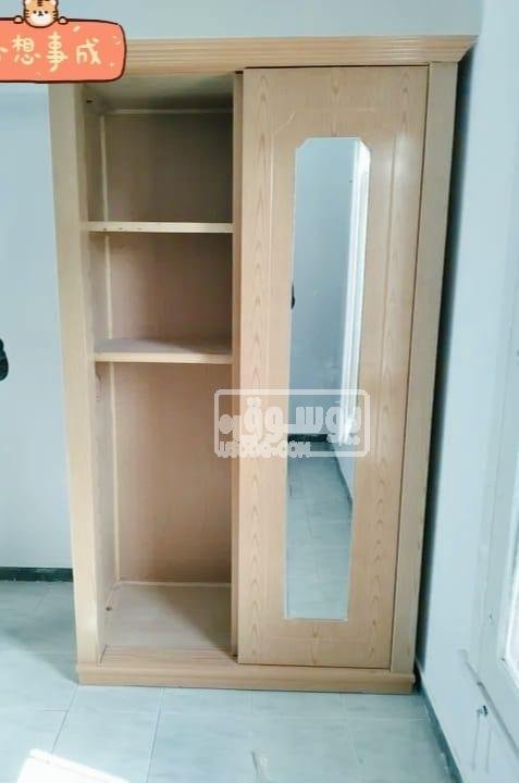 دولاب خشب زان و كونتر مستورد جديد للبيع فى العبور بالقاهرة