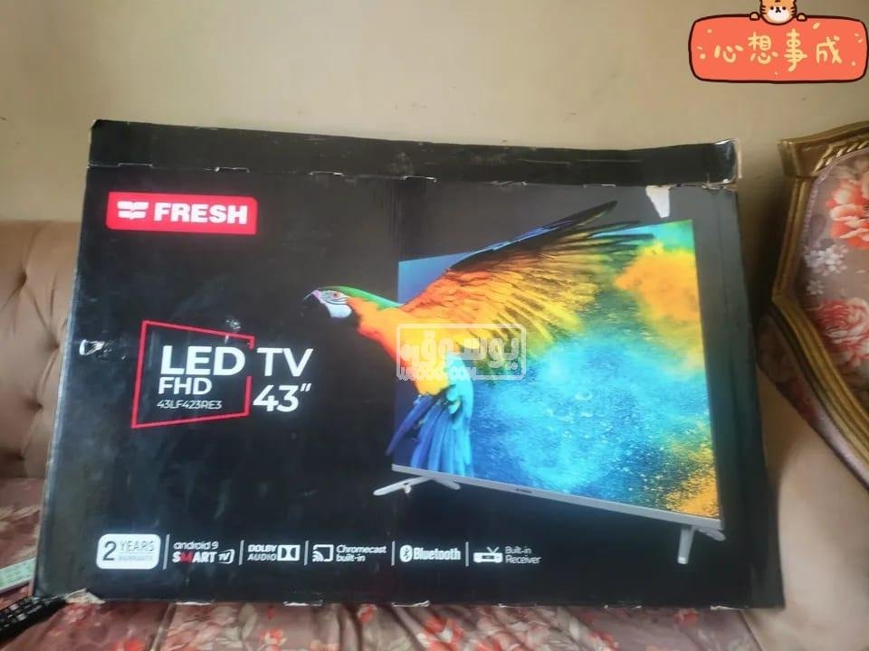 شاشة مستعملة بحالة ممتازة فرش سمارت للبيع فى الجيزة