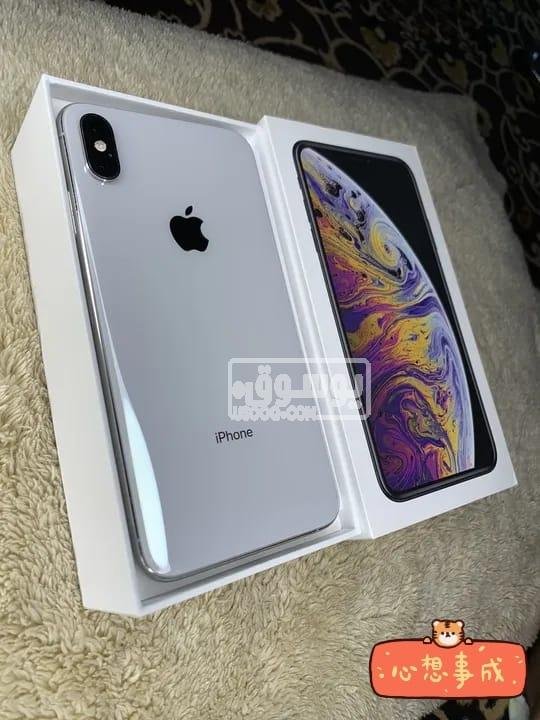 موبايل ايفون اكس اس ماكس بطارية 80% بمشتملاتة للبيع