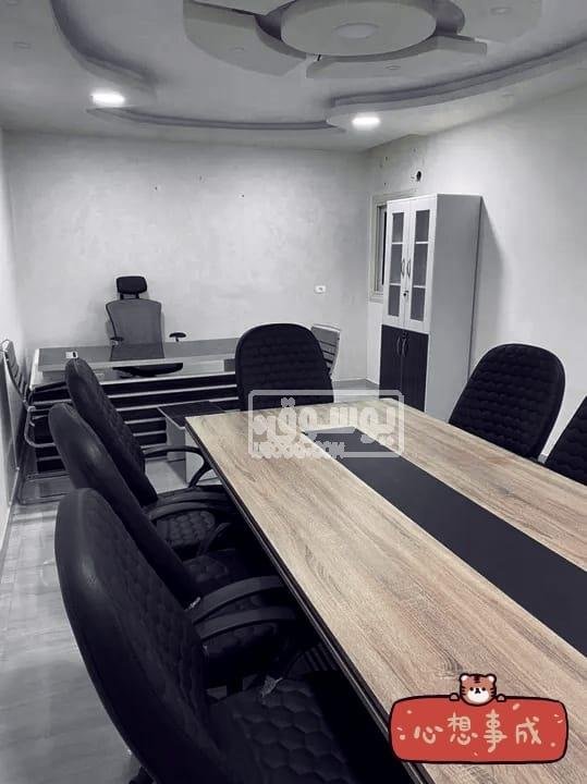 مكتب للايجار مفروش فرش عالى كامل فى شارع الهرم الرئيسى