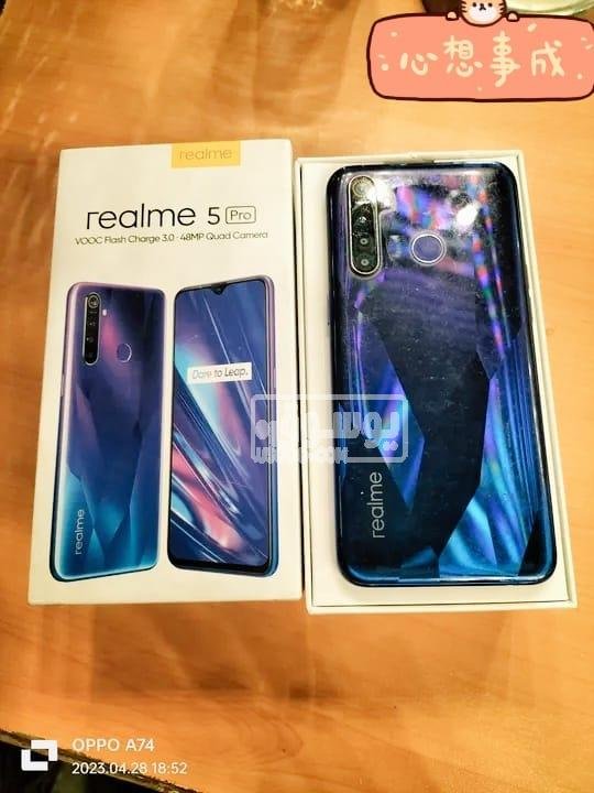 موبايل ريلمى 5 برو استخدام خفيف للبيع فى مدينة بدر بالقاهرة