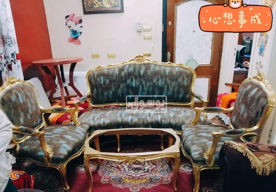 صالون مدهب عمولة لم يستخدم للبيع فى القاهرة