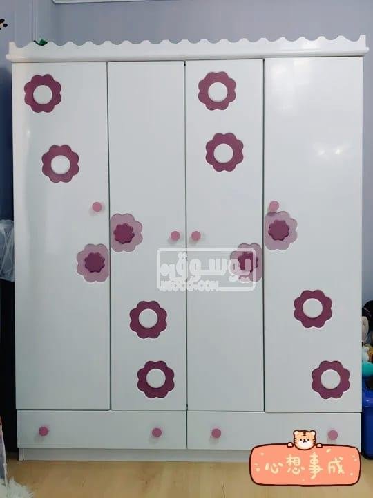 اوضة نوم بناتى استخدام نضيف بحالة ممتازة فى التجمع الاول