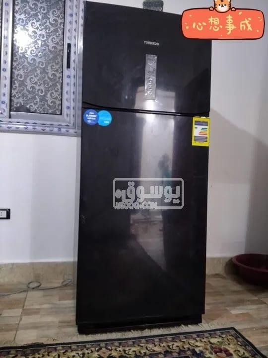تلاجة تورنيدو بحالتها الجديدة استعمال شهر ونص للبيع بالجيزة