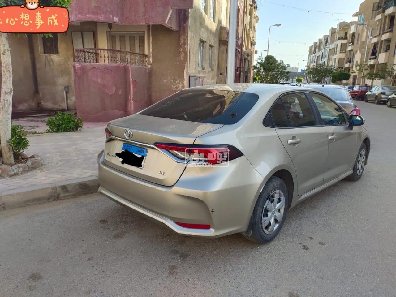 سيارة تويوتا موديل 2021 اوتوماتيك للبيع فى التجمع الخامس
