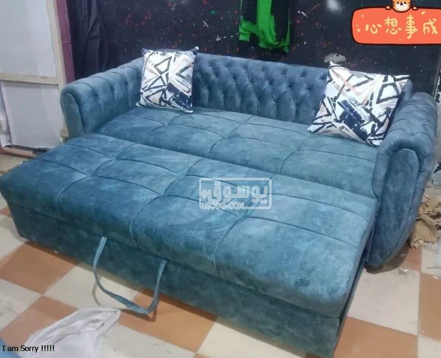 ركنة سرير زان احمر بضمان سنة للبيع فى البساتين بالقاهرة