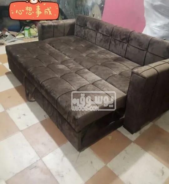 ركنة سرير زان احمر بضمان سنة للبيع فى البساتين بالقاهرة